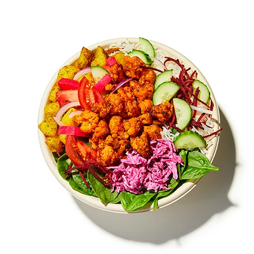 Chicken Shawarma Bowl, me va me Eat Mediterranean