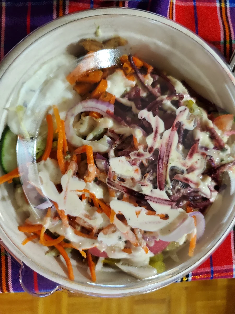 Chicken Shawarma Plate, me va me Eat Mediterranean