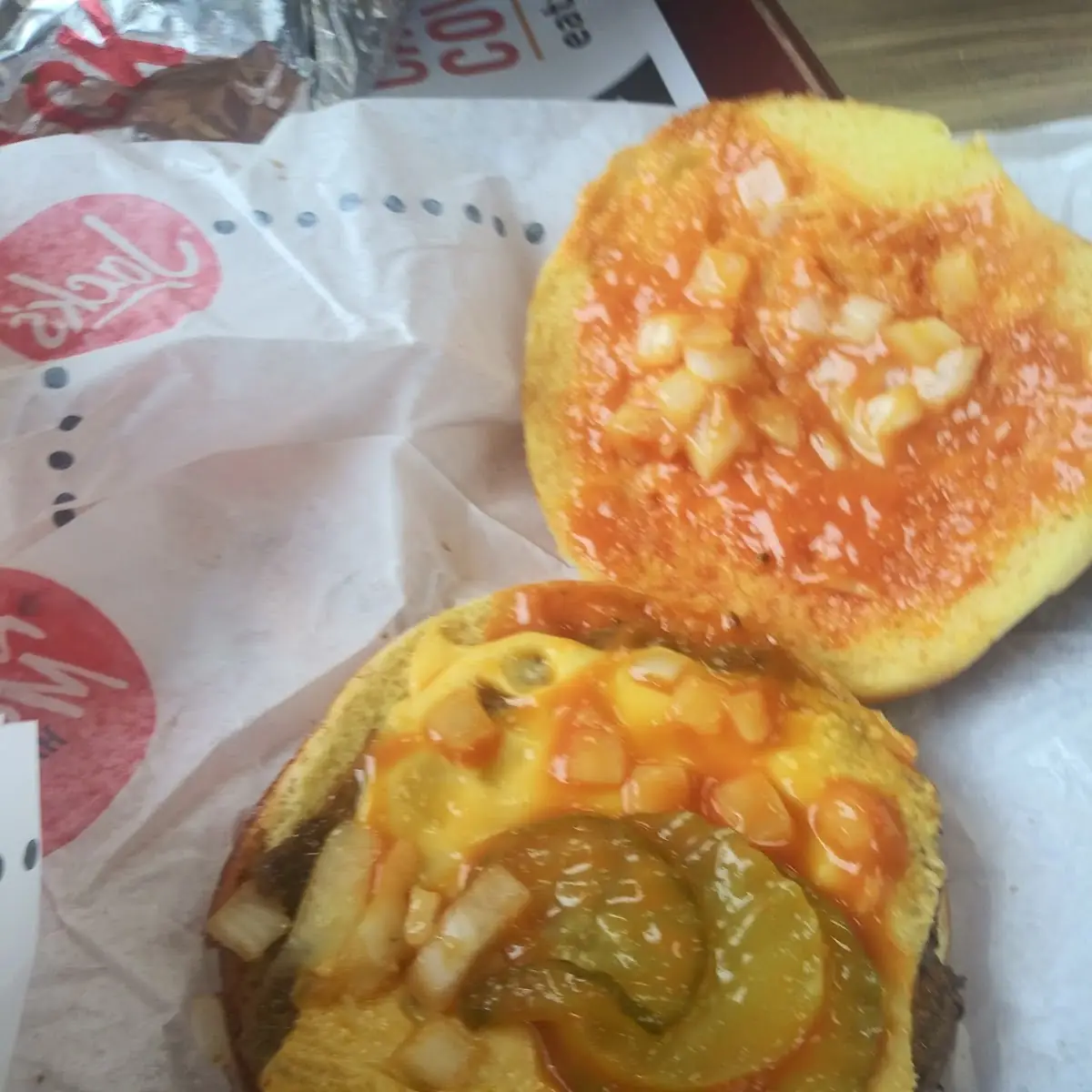 Open Face Cheeseburger