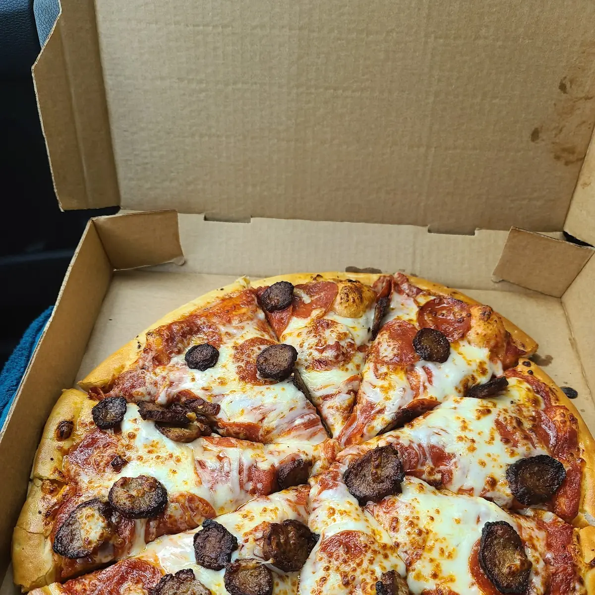 Pepperoni and Sausage Pizza