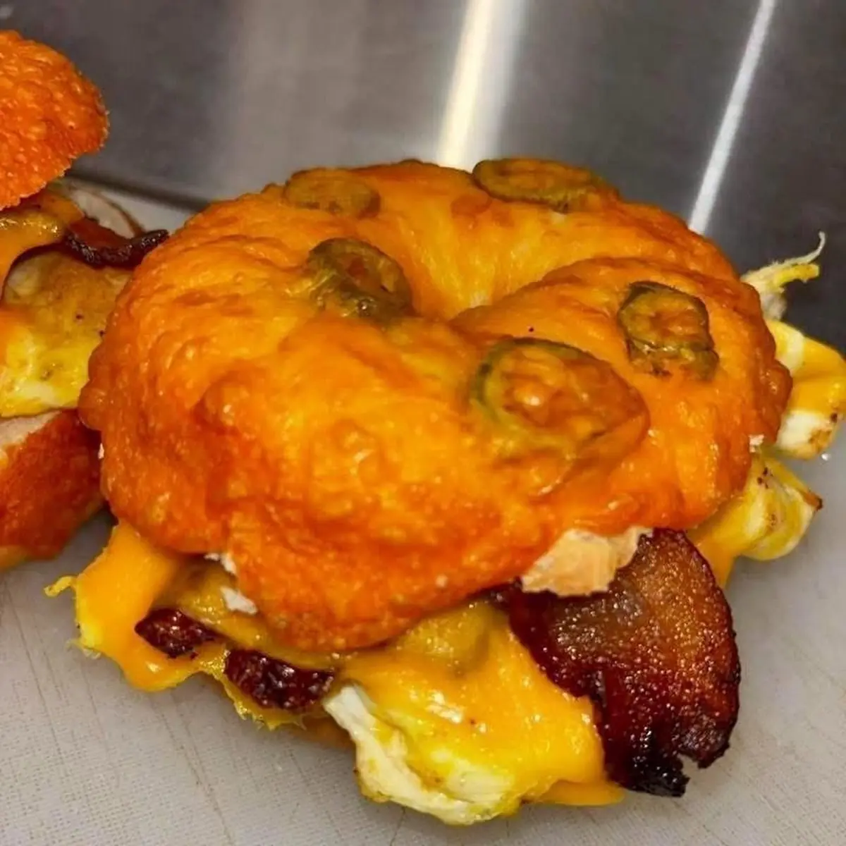 Bacon Egg & Cheese Bagel Sandwich