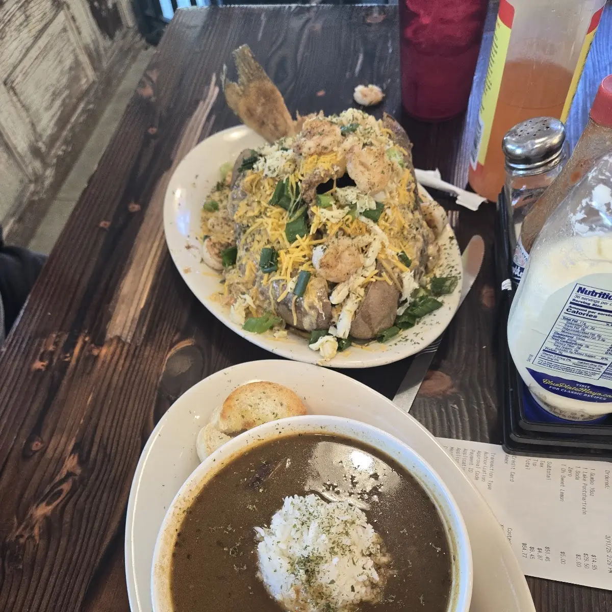 Baked Potato Catfish