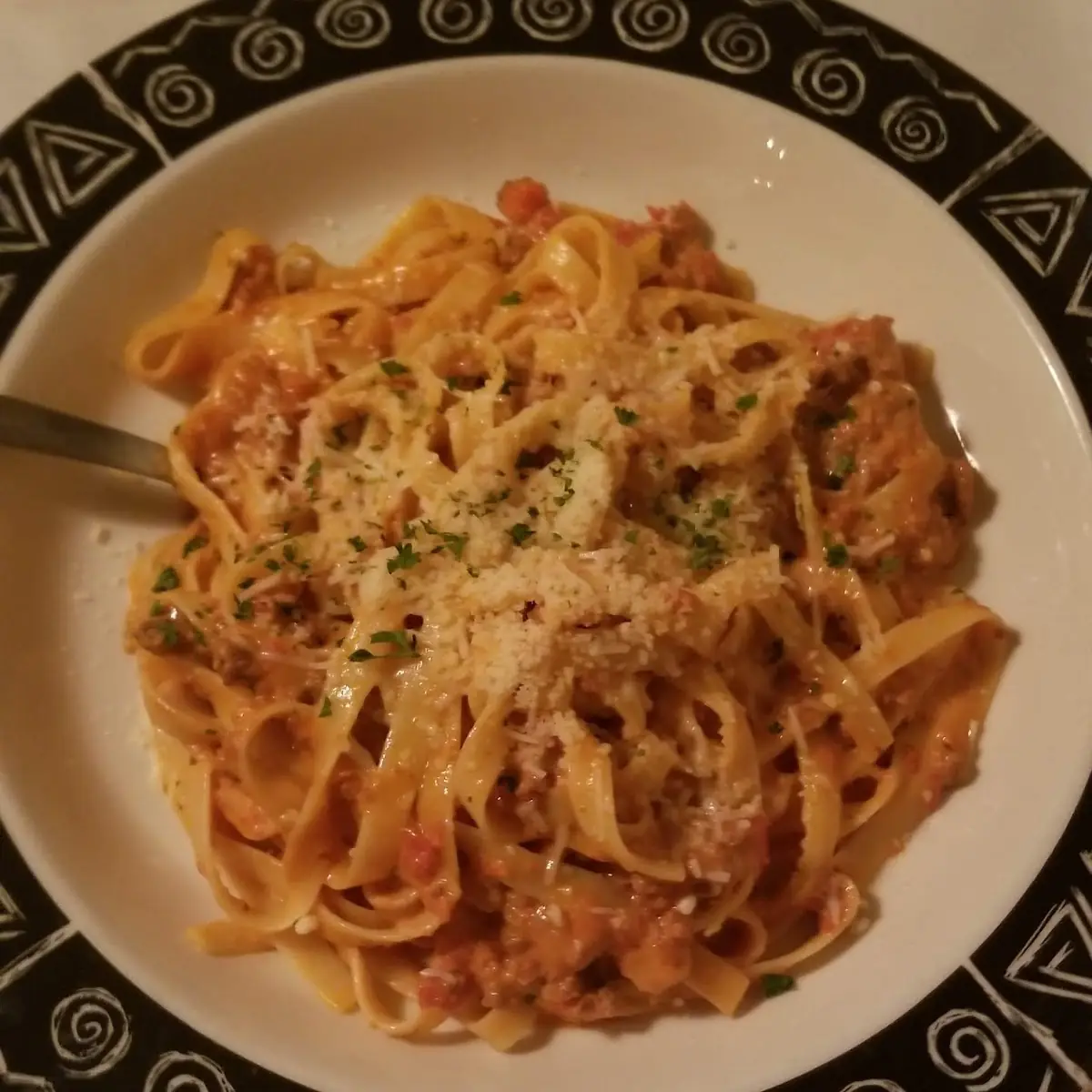 Fettuccine Bolognese