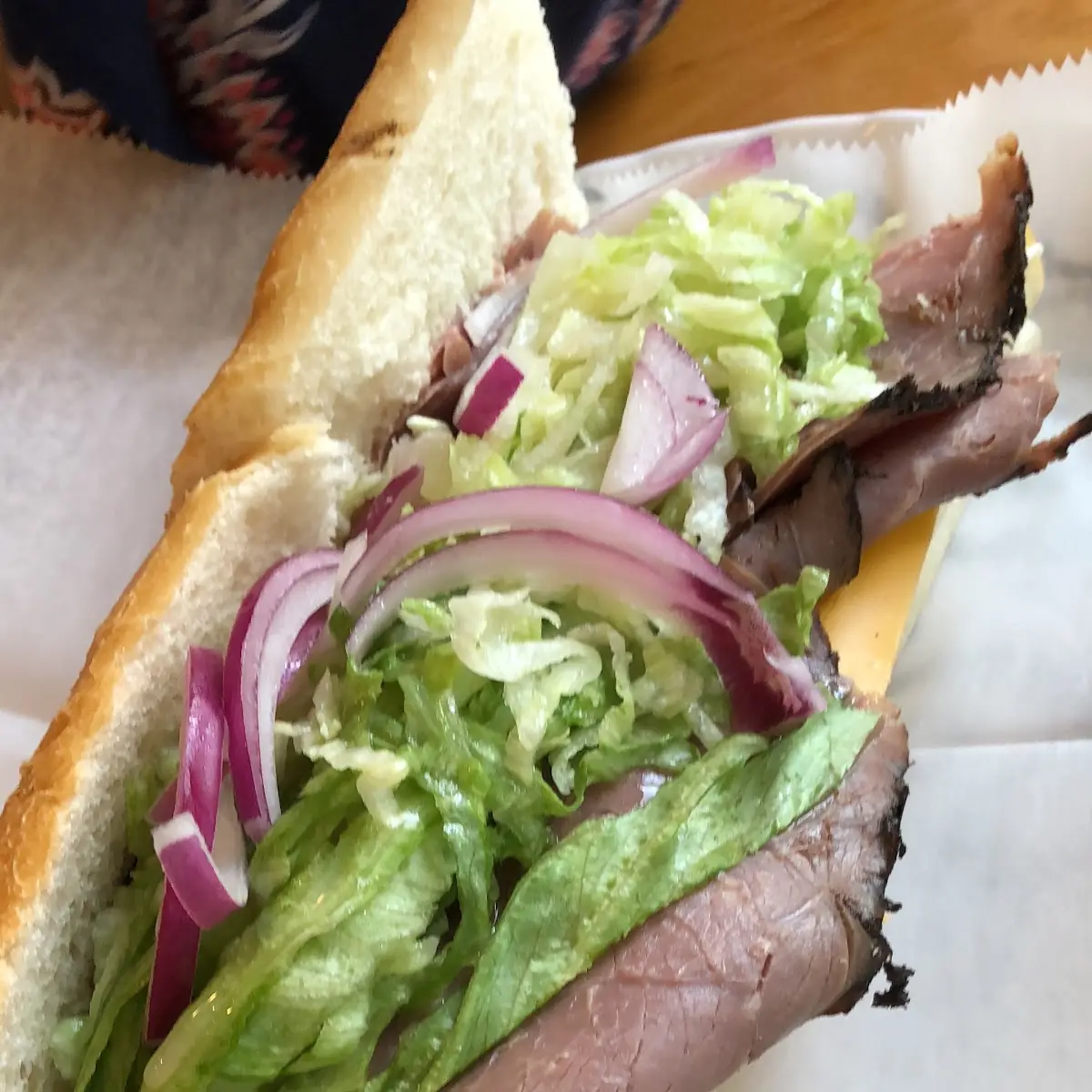 Roast Beef & Cheese Sub