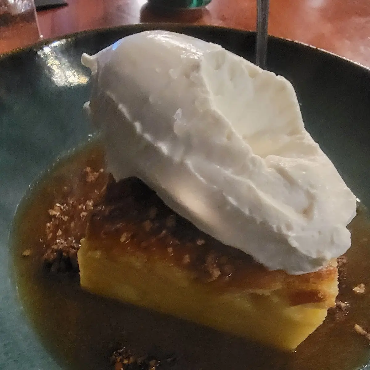 Vanilla Ice Cream Pecan Pudding