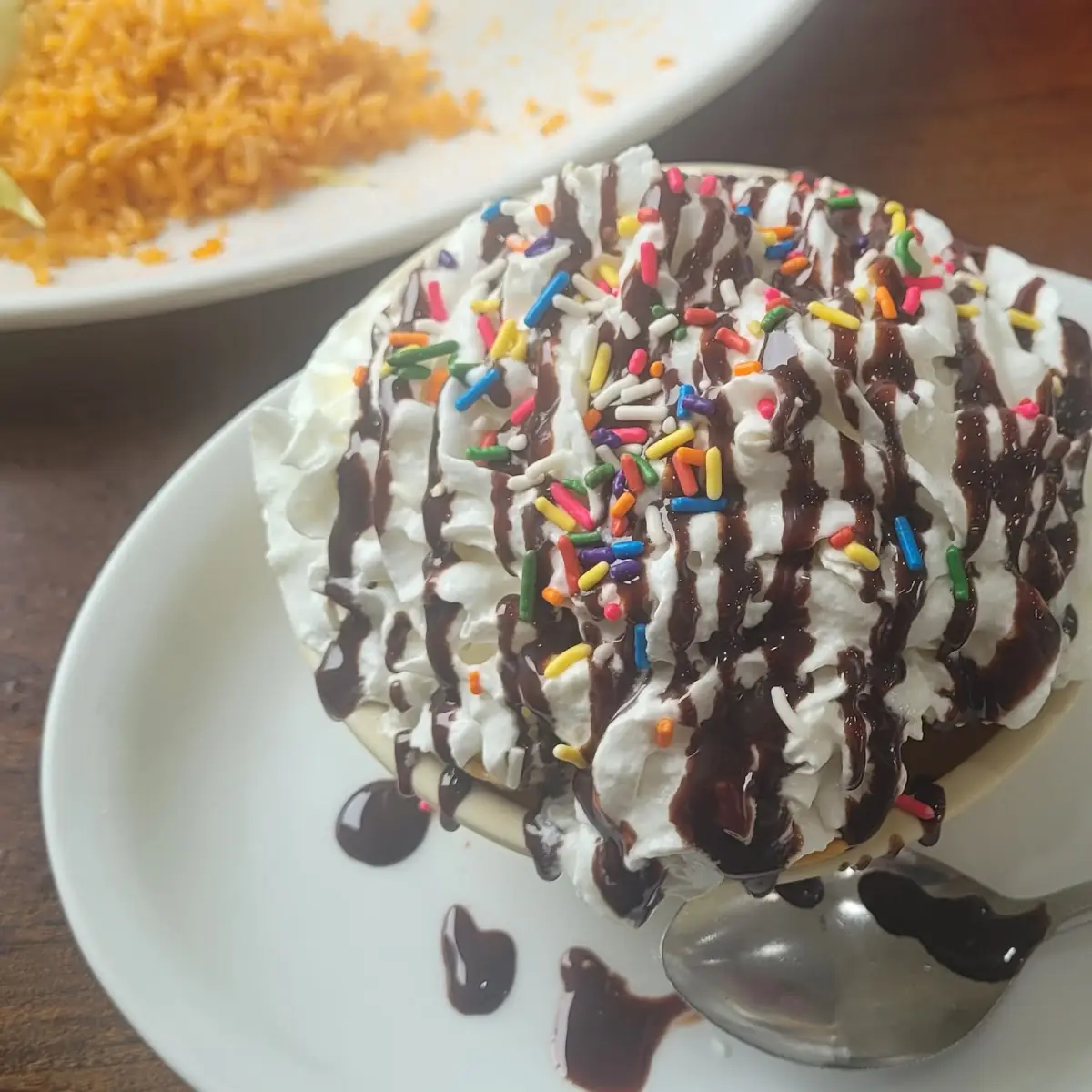 Fried Ice Cream Sundae