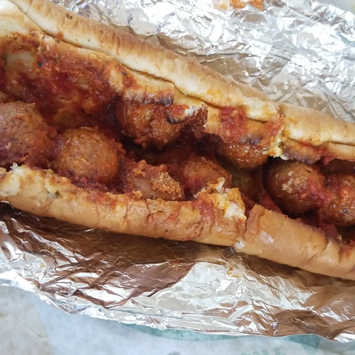 Ultimate Meatball Marinara Sandwich