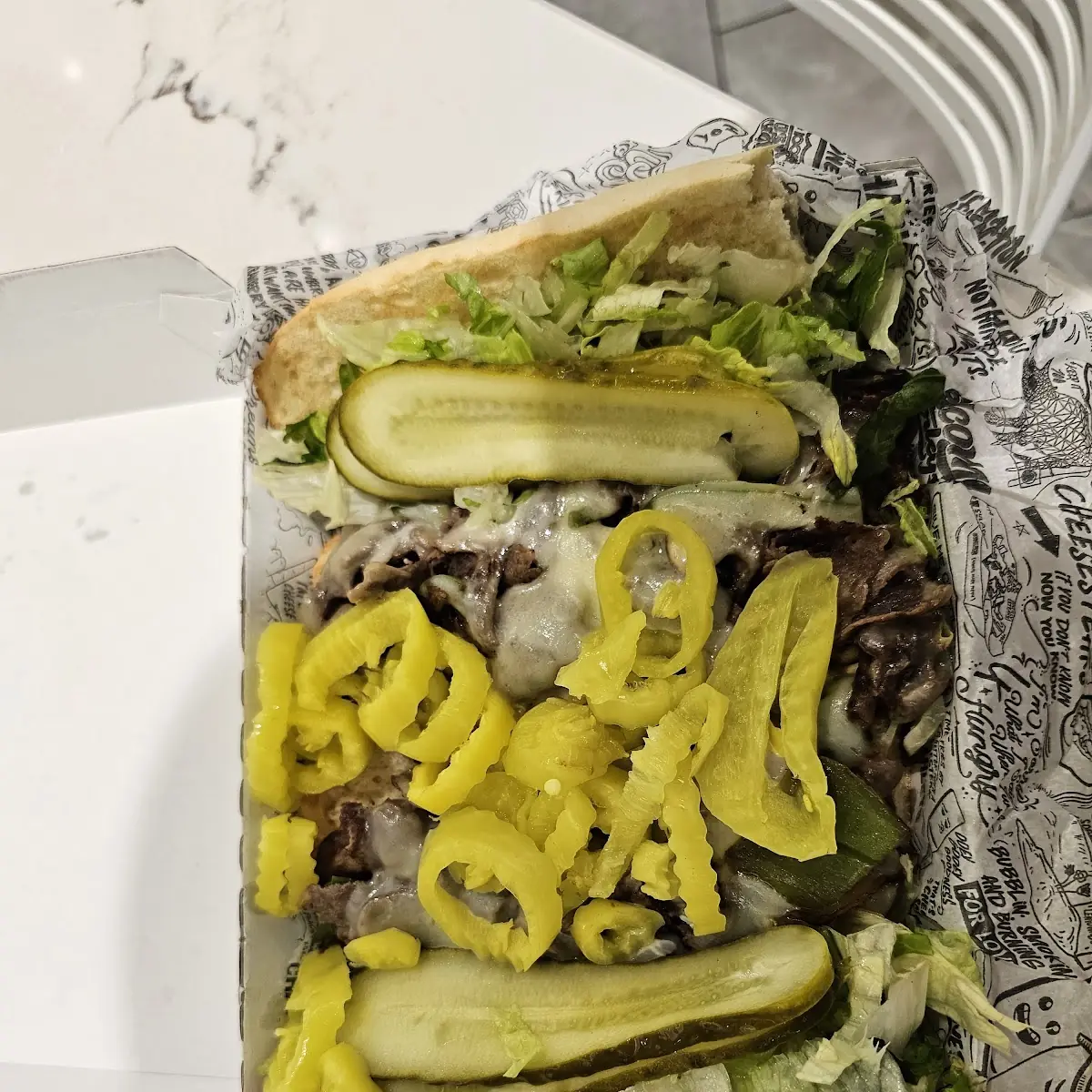 Philly Cheese Steak Sandwich