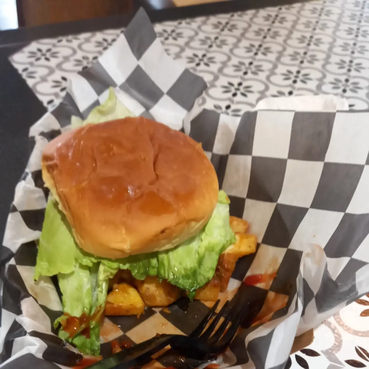 Double Cheeseburger and Fries