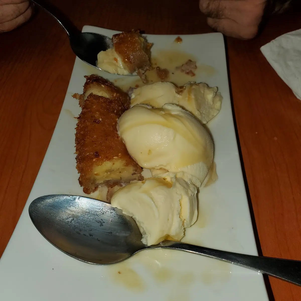 Fried Banana Ice Cream