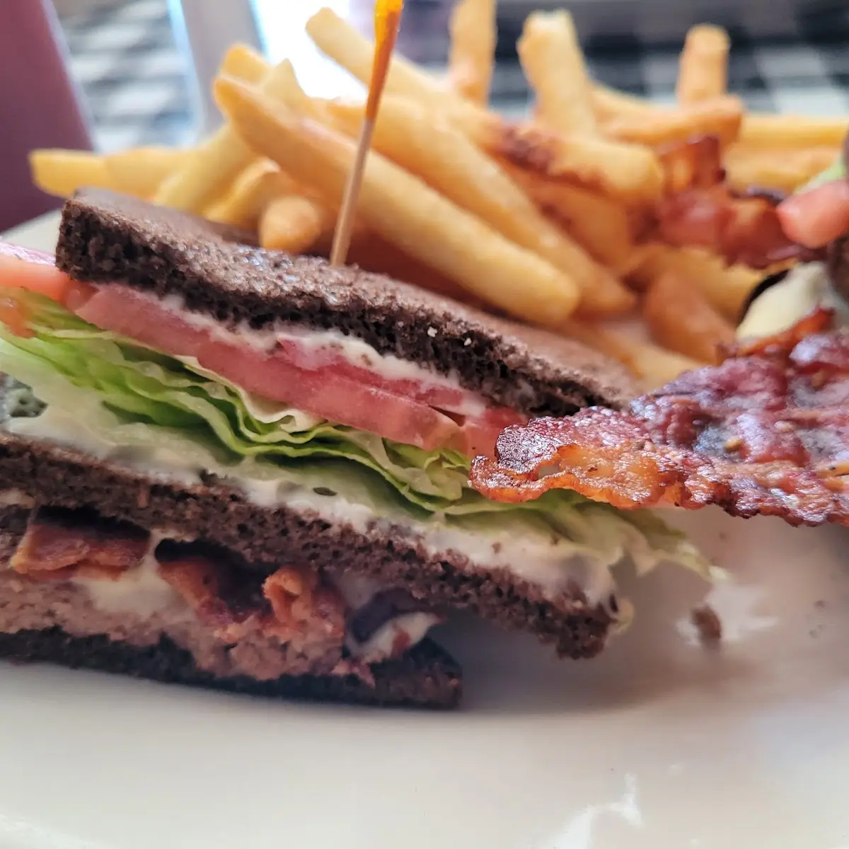 Cheeseburger Club Sandwich
