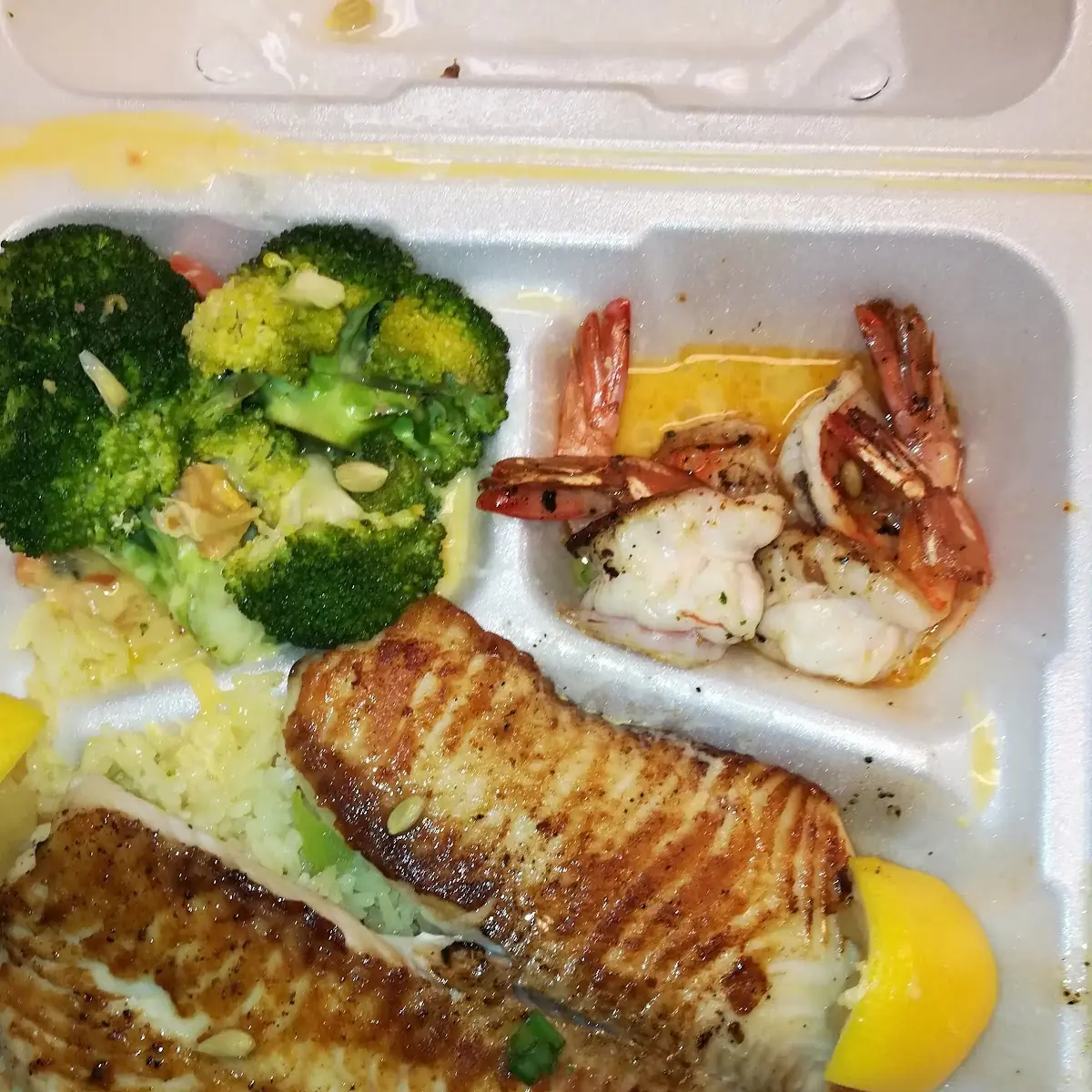 Grilled Tilapia and Shrimp
