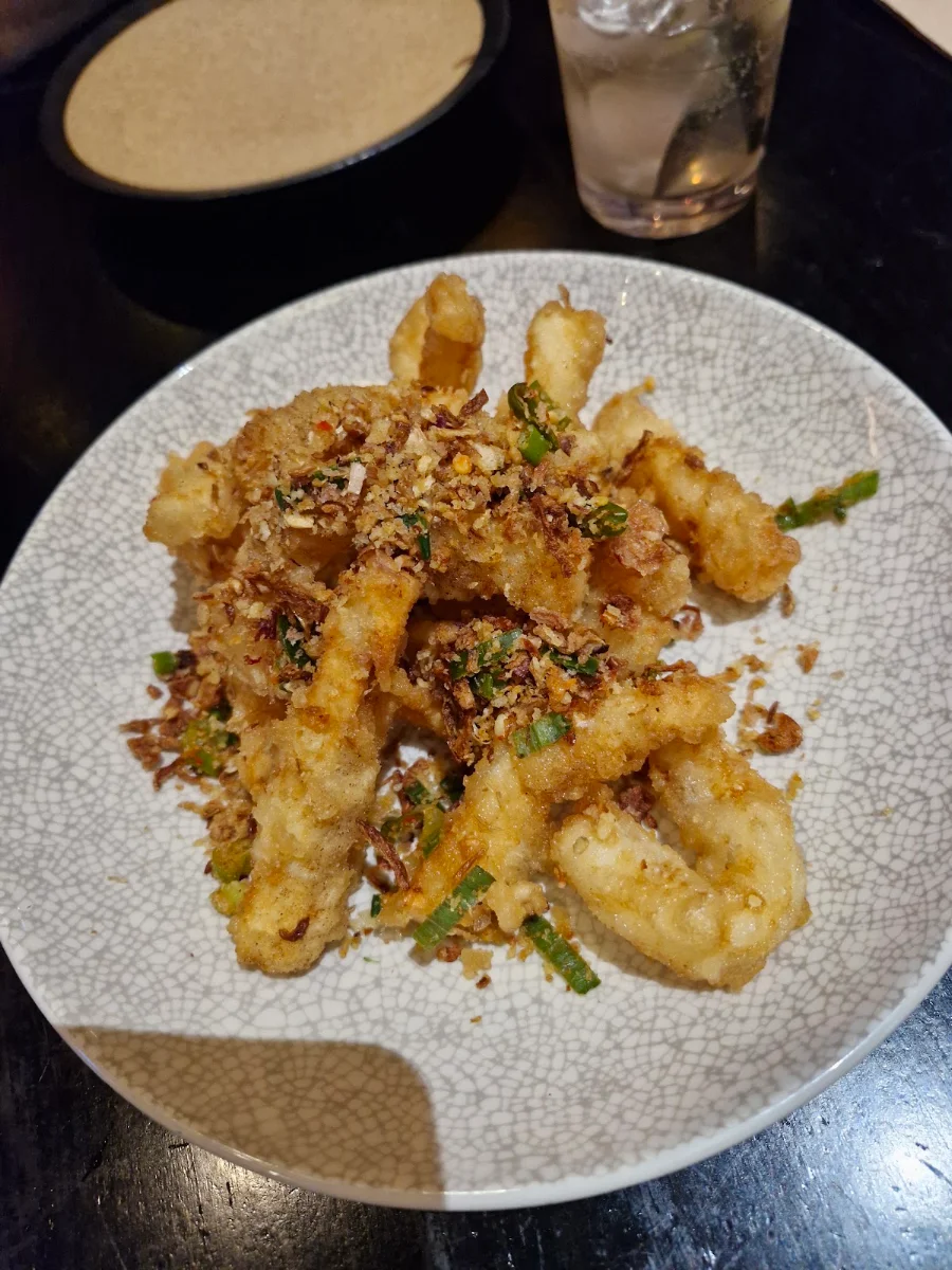 Calamari, Fat Noodle at The Star
