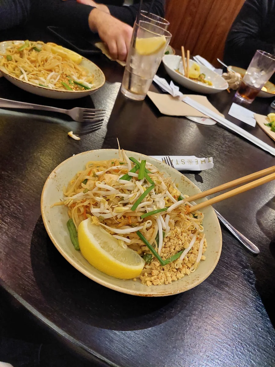 Pad Thai Noodles, Fat Noodle at The Star