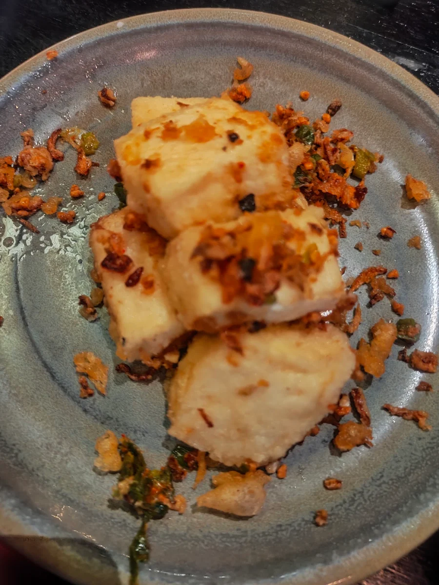 Salt and Pepper Deep Fried Tofu, Fat Noodle at The Star