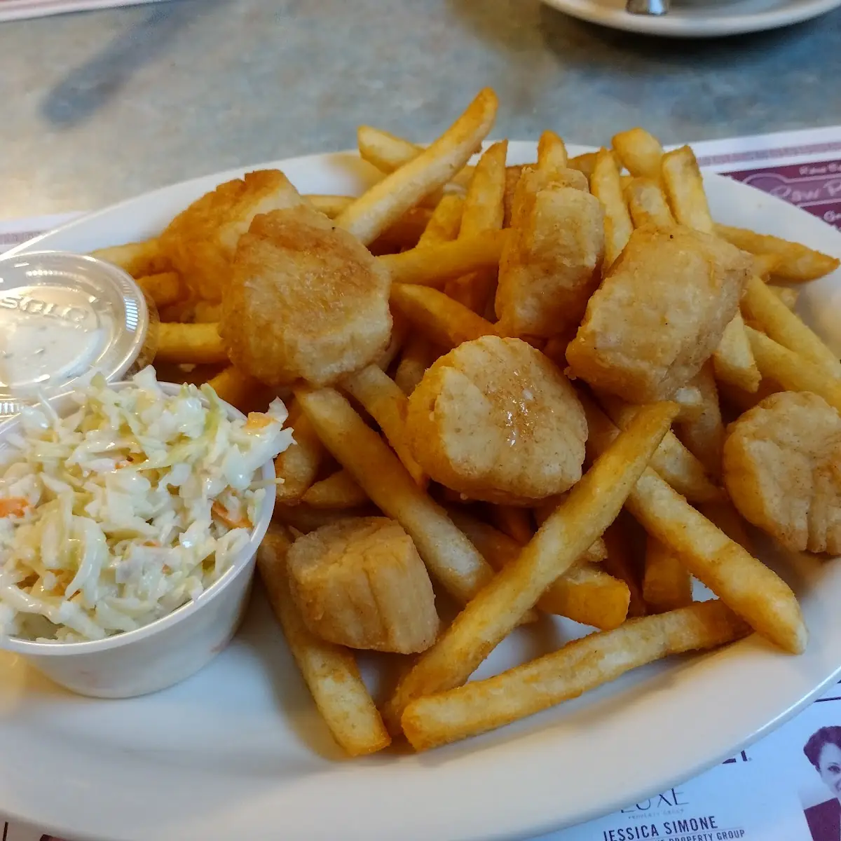Fried Sea Scallops
