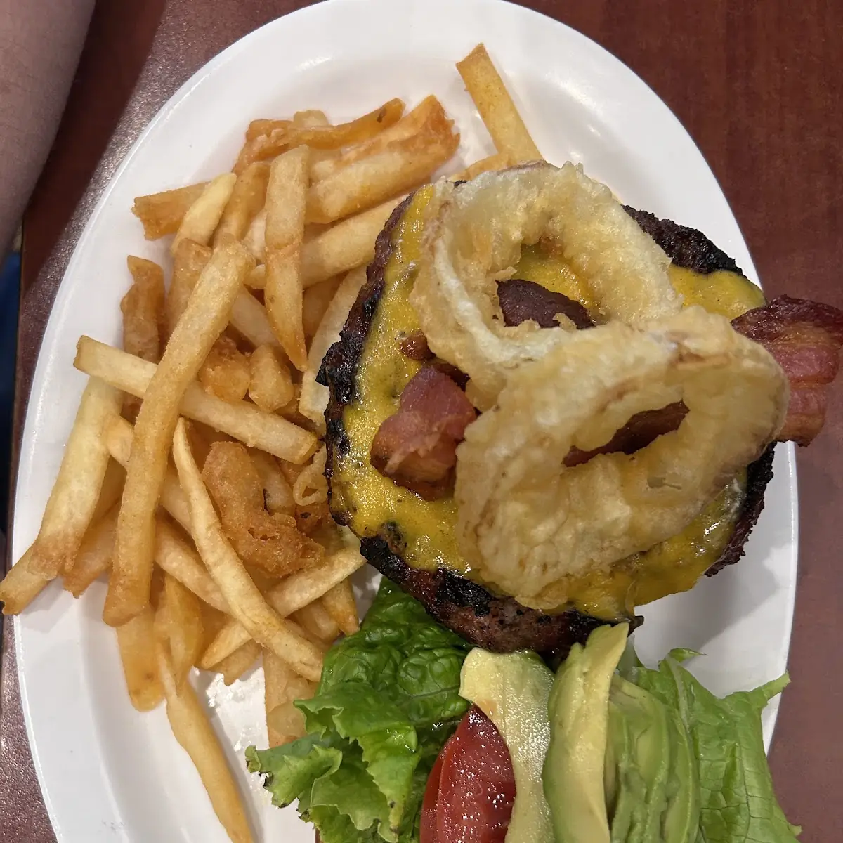 Da Pineapple Burger and Fries