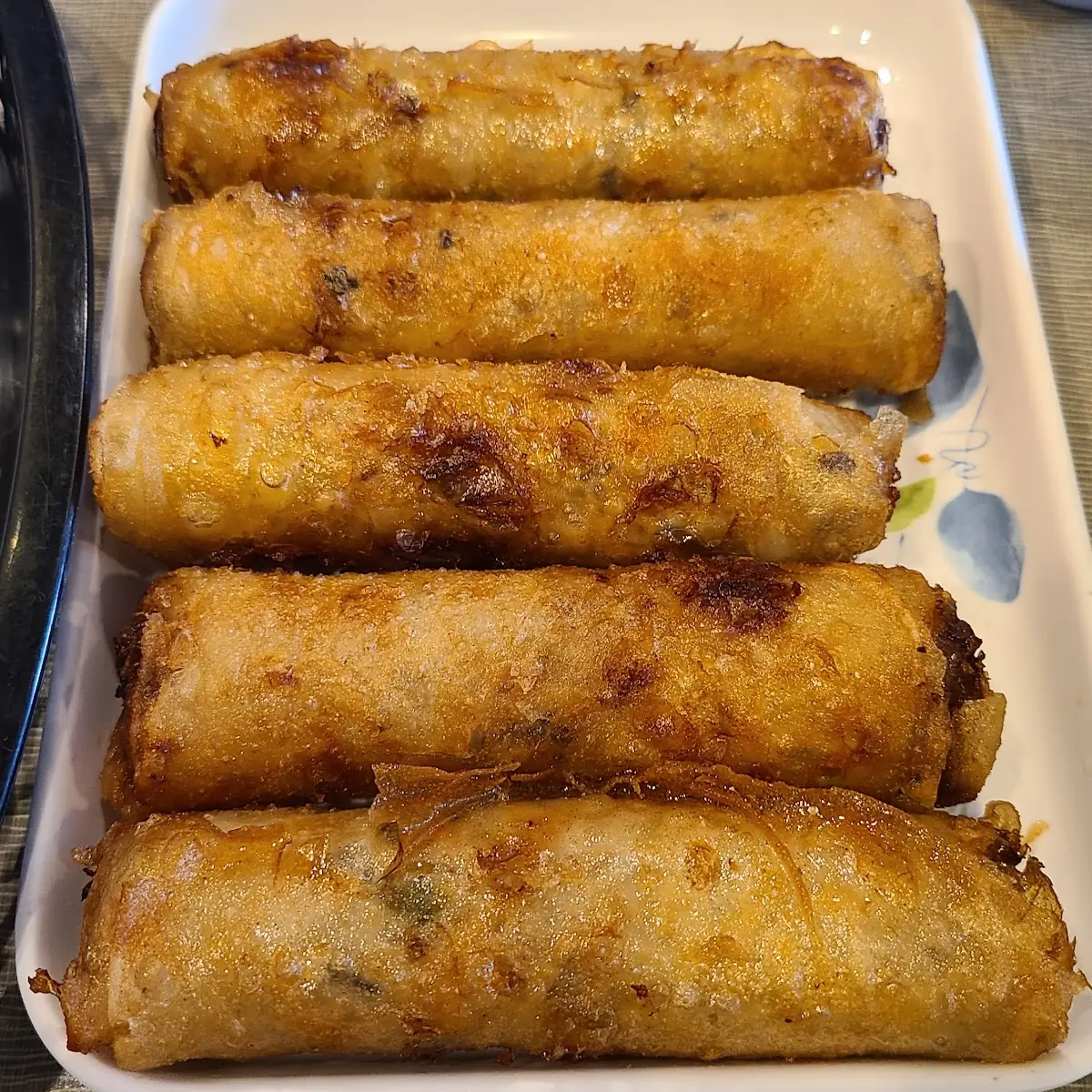 Golden Fried Egg Rolls