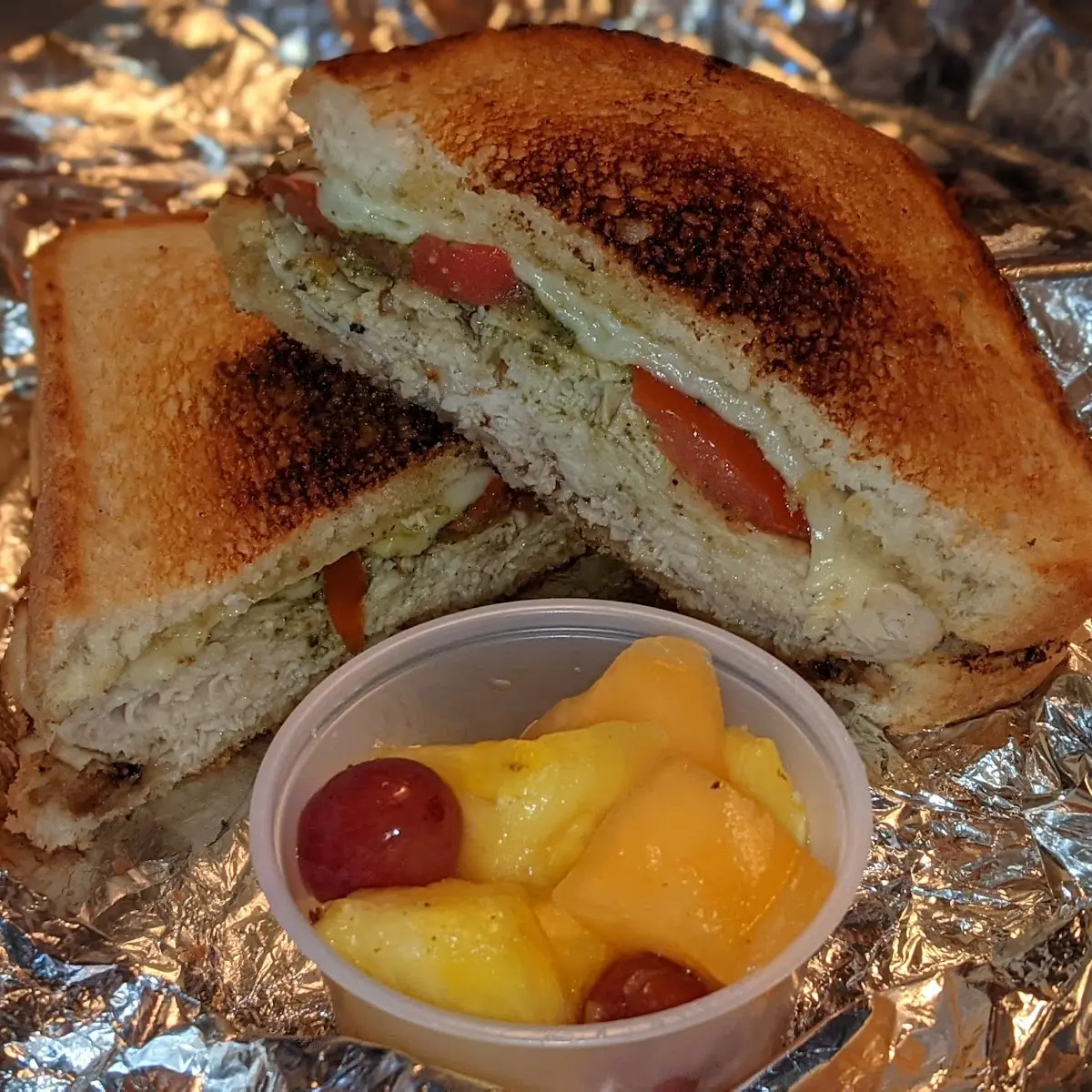 Chicken Pesto Melt