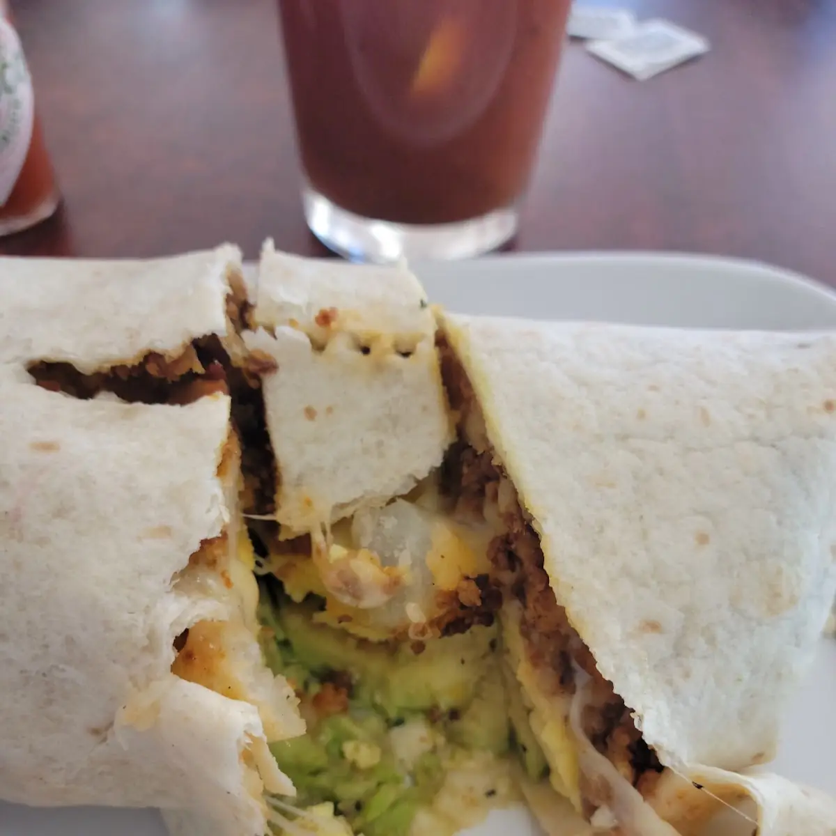 Overstuffed Stuffed Breakfast Burrito