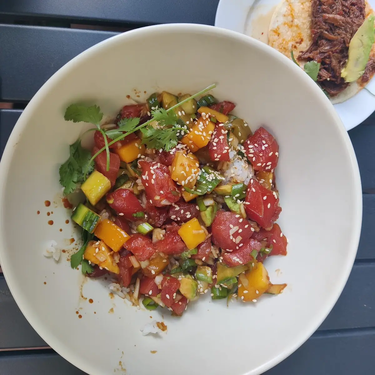 Mango Tuna Poke Bowl
