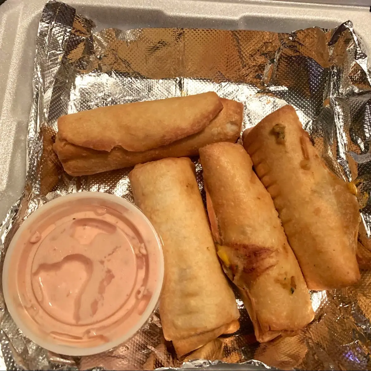 Santa Fe Chicken Egg Rolls