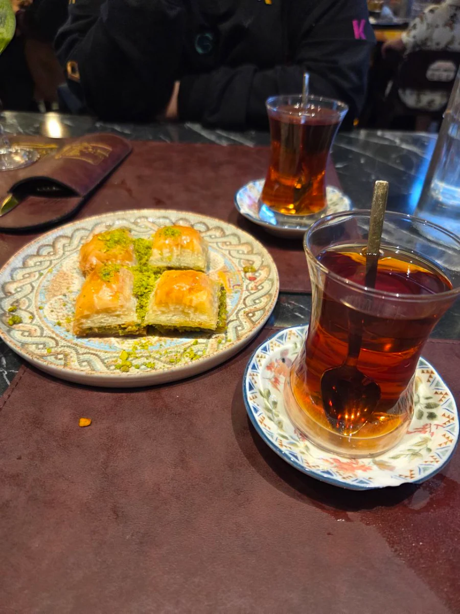 Baklava Turkish Tea, Agha Turkish Restaurant Ottawa