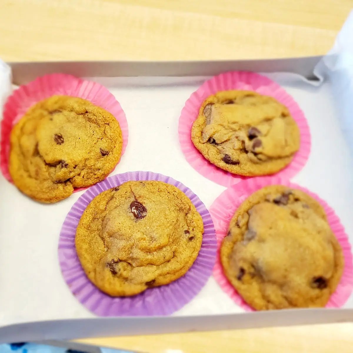 Avocado Chocolate Chip Cookie Pucks