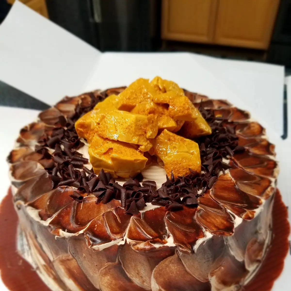 Chocolate Mocha Crunch Cake