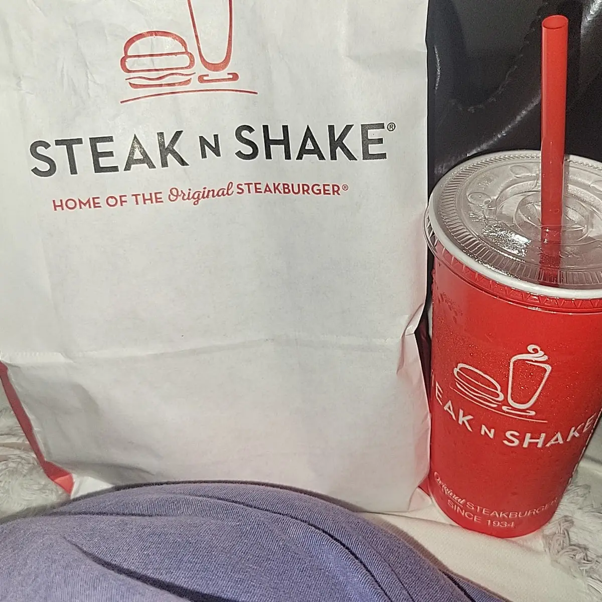 Double Cheese Steak Burger Combo