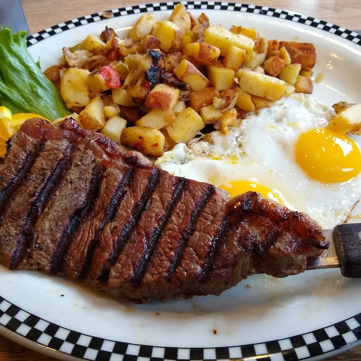 New York Steak & Eggs