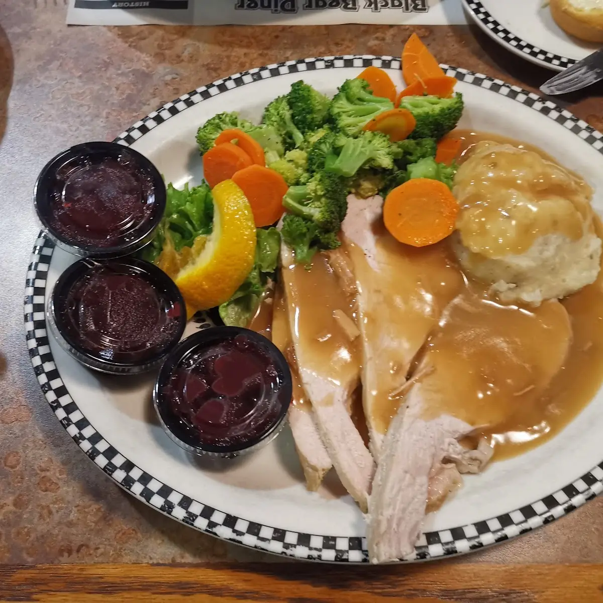 Open-Faced Hot Turkey Sandwich 880 Cals