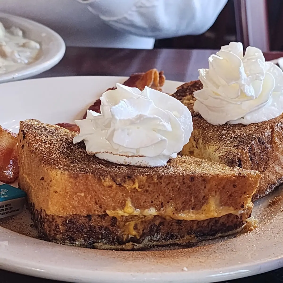 Pumpkin Stuffed French Toast