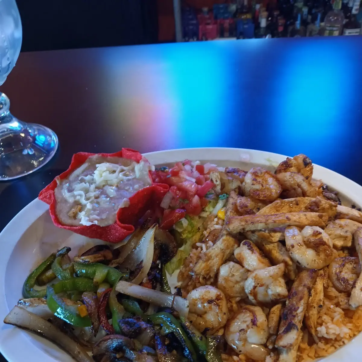 Grilled Chicken at Shrimp Ranchero