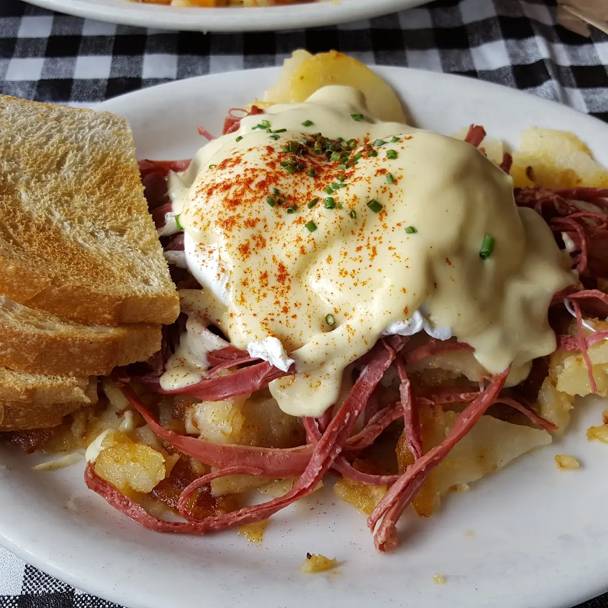 Duck Eggs Benedict