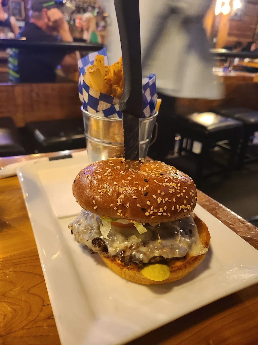 Mushroom Swiss Burger