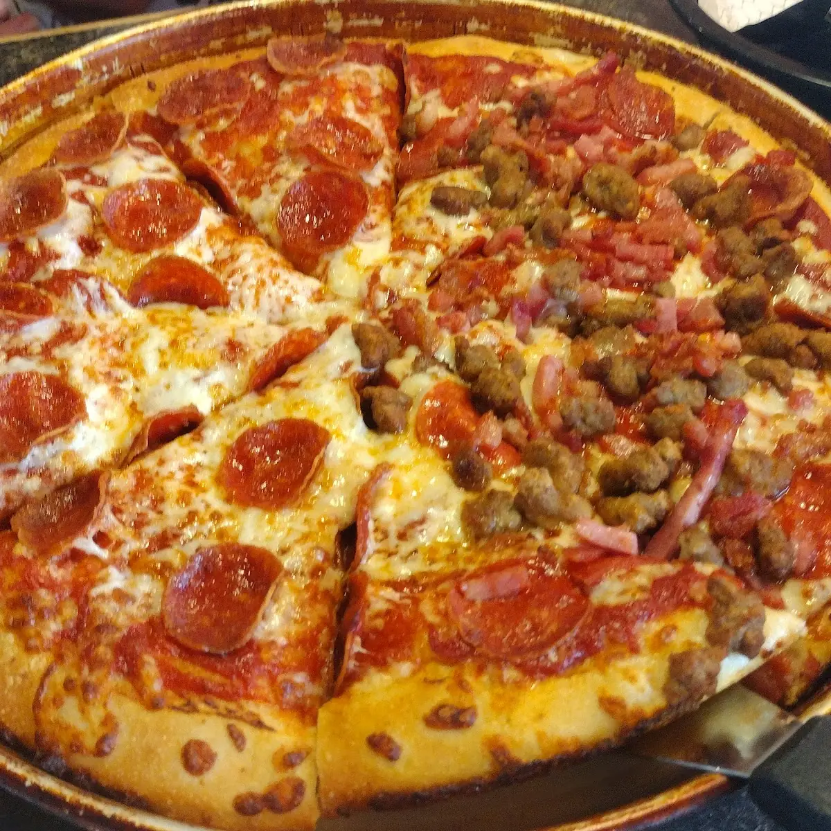 Half Meat Lovers Half Pepperoni