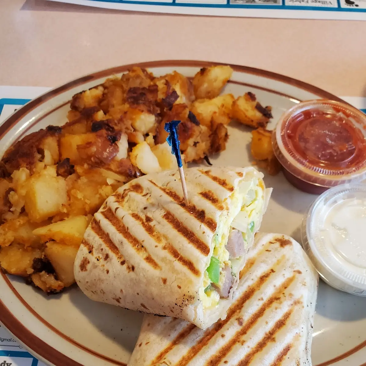 Breakfast Burrito with Home Fries