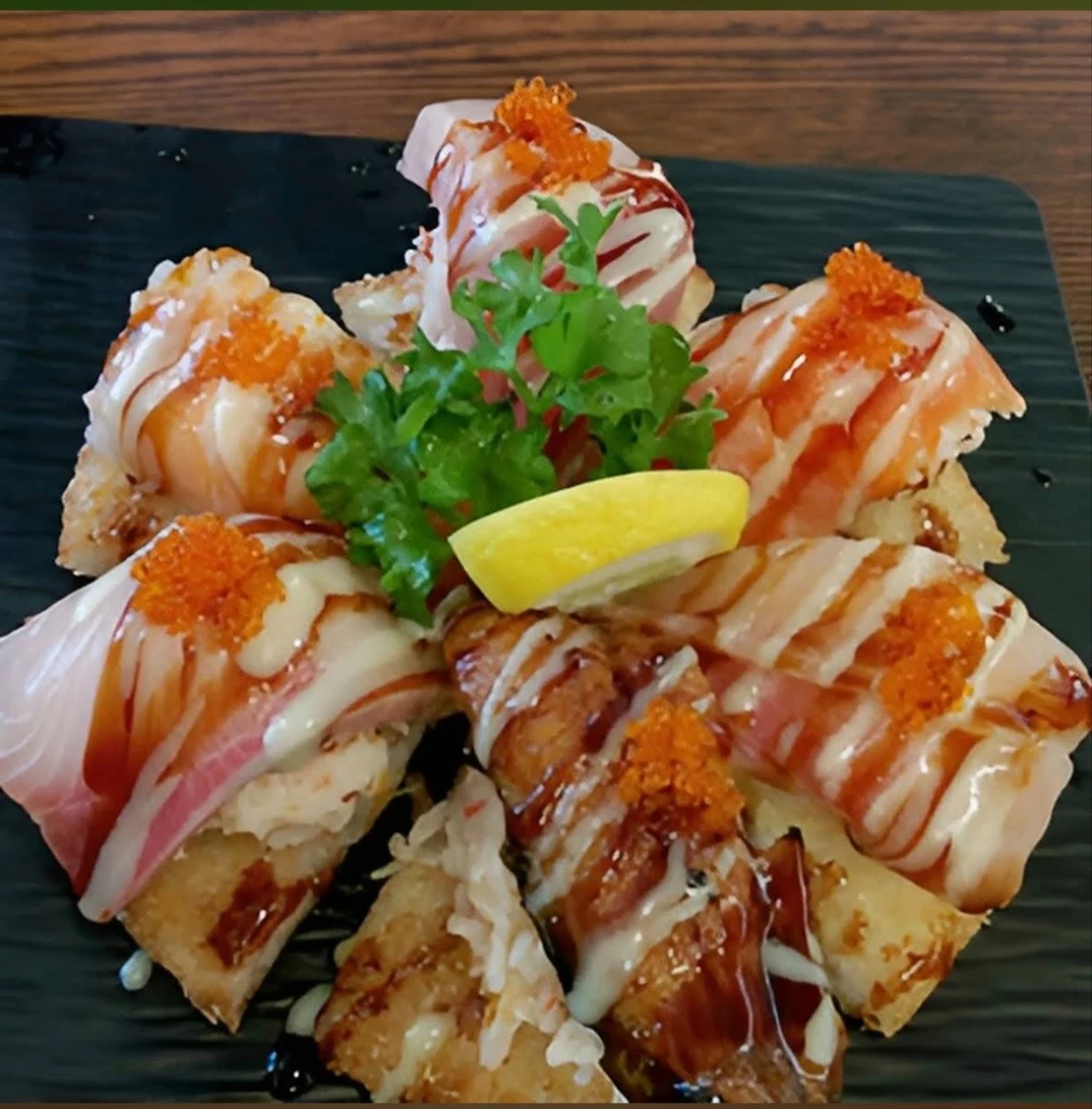Pizza, H&D Sushi Japanese Restaurant