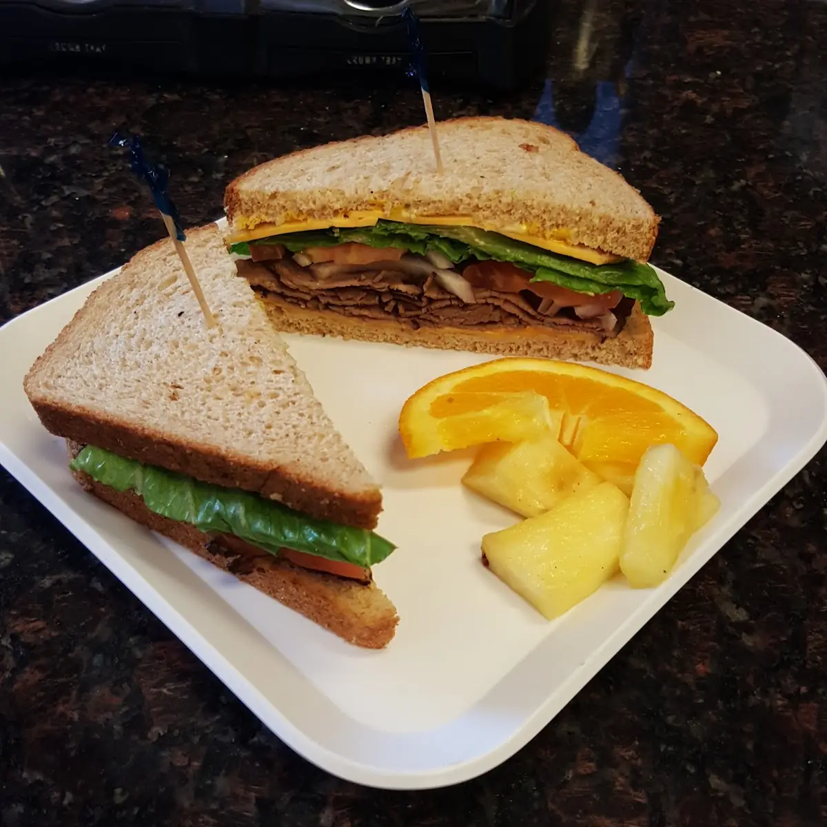 Roast Beef on Wheat