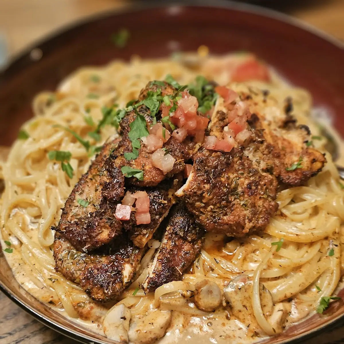 Blackened Chicken Pasta