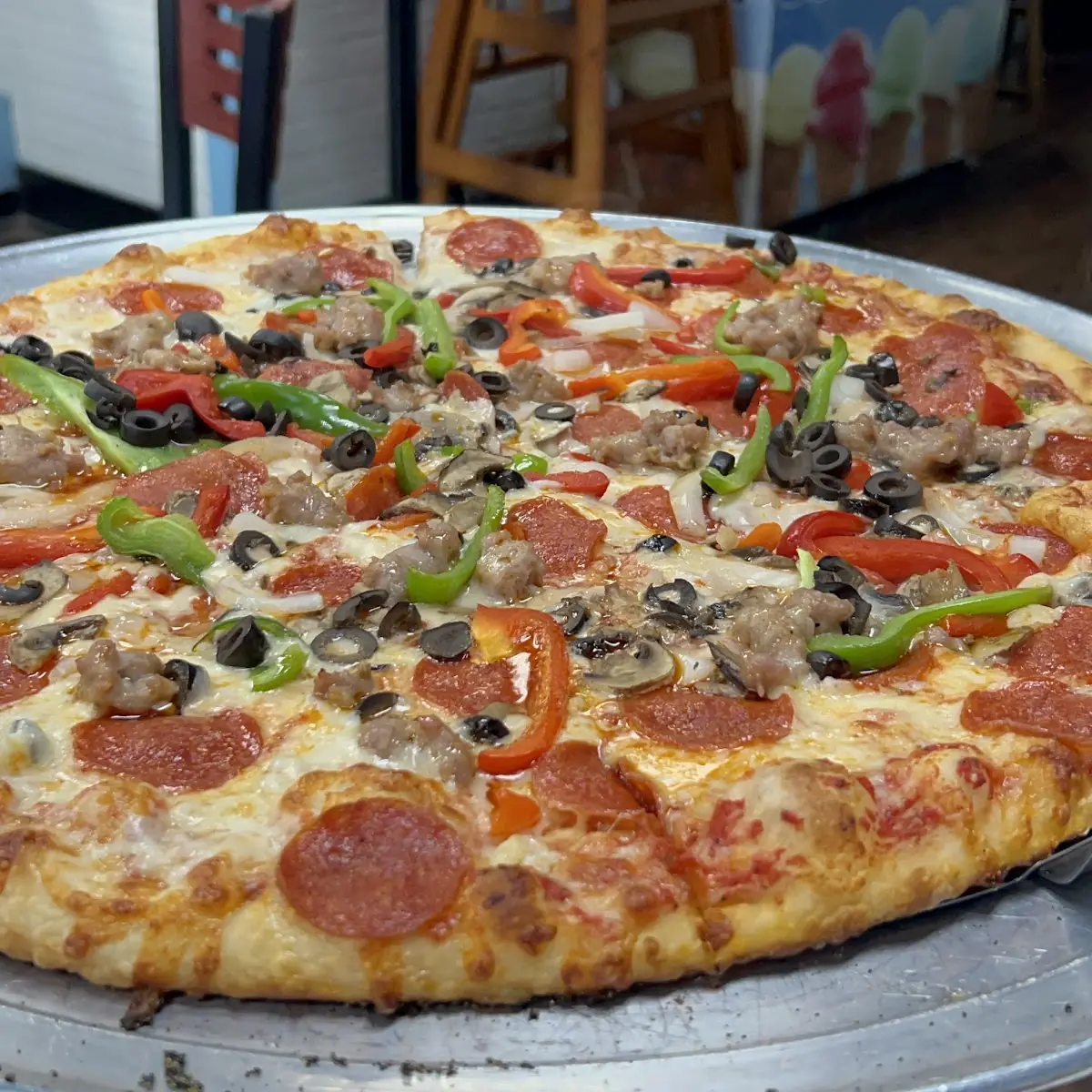 Their Supreme Pizza