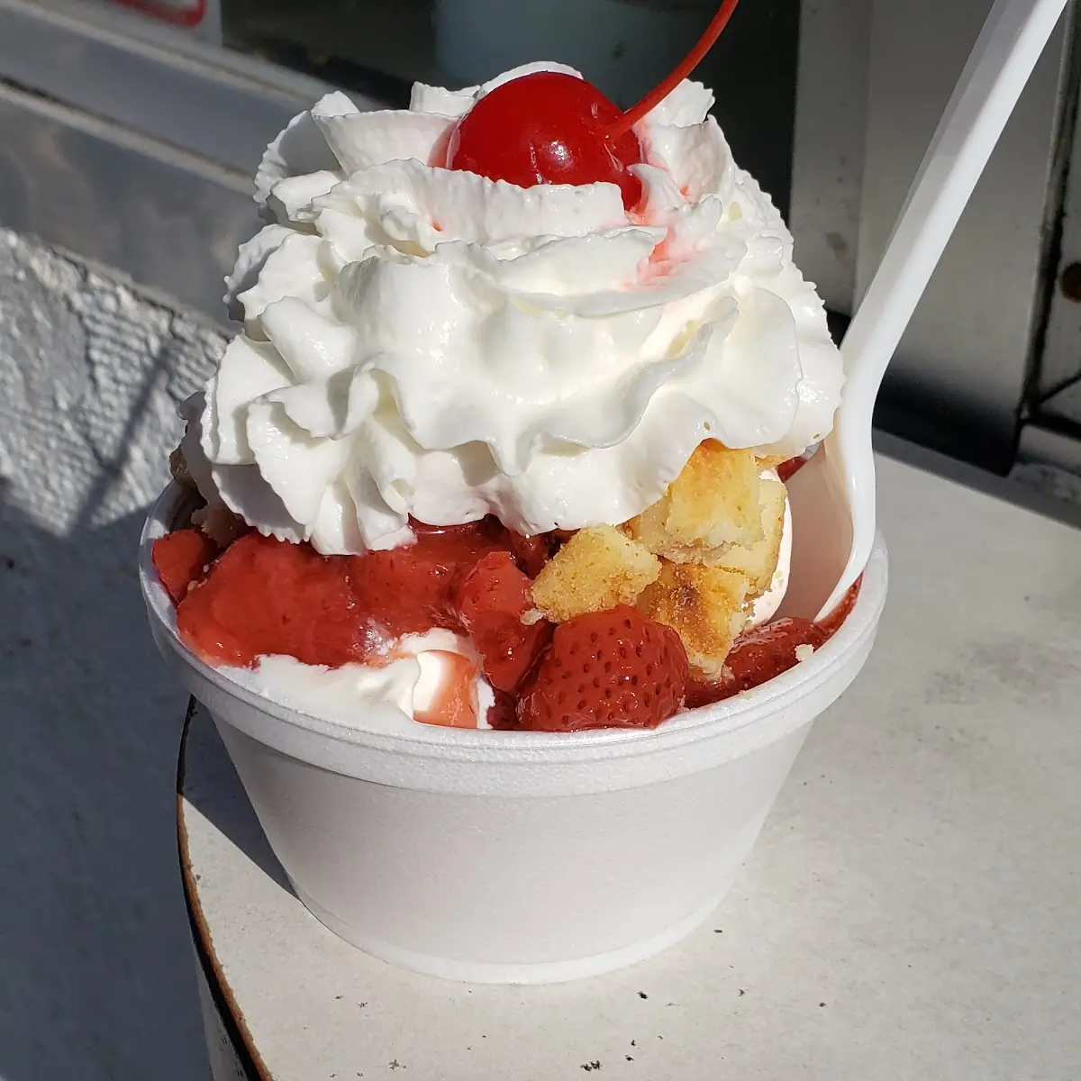 Strawberry Shortcake Sundae