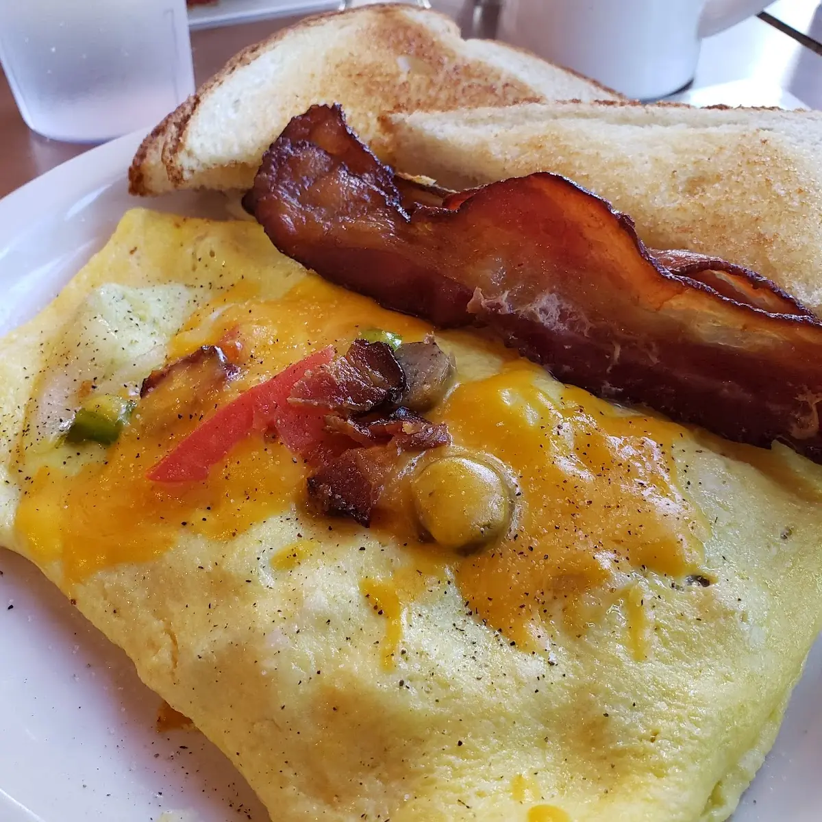 Ham and Cheese Omelette