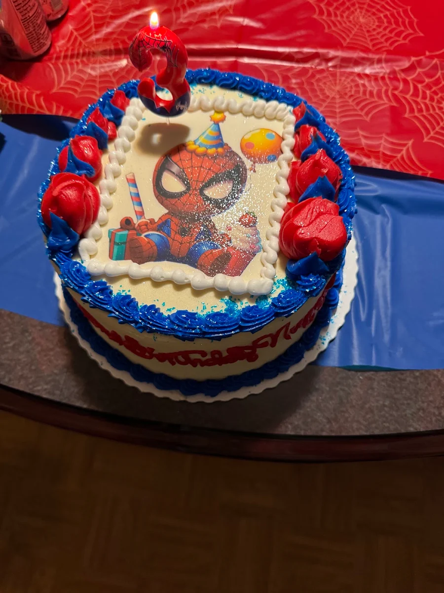 Spider-Man 3 Years Old Cake