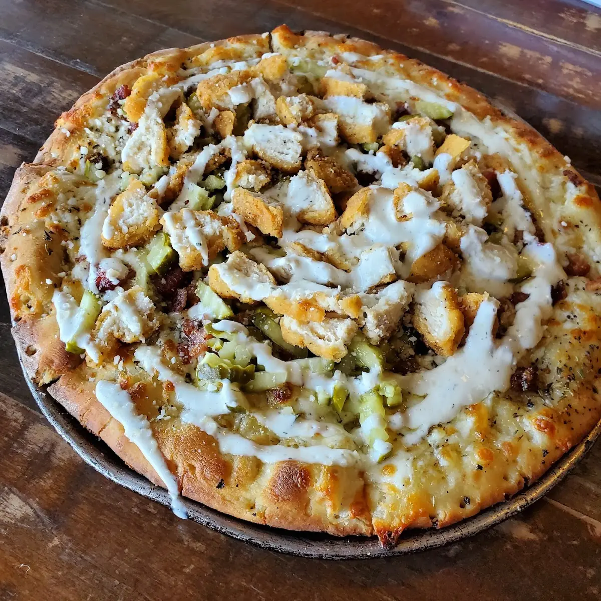 Pickle Chicken Pizza