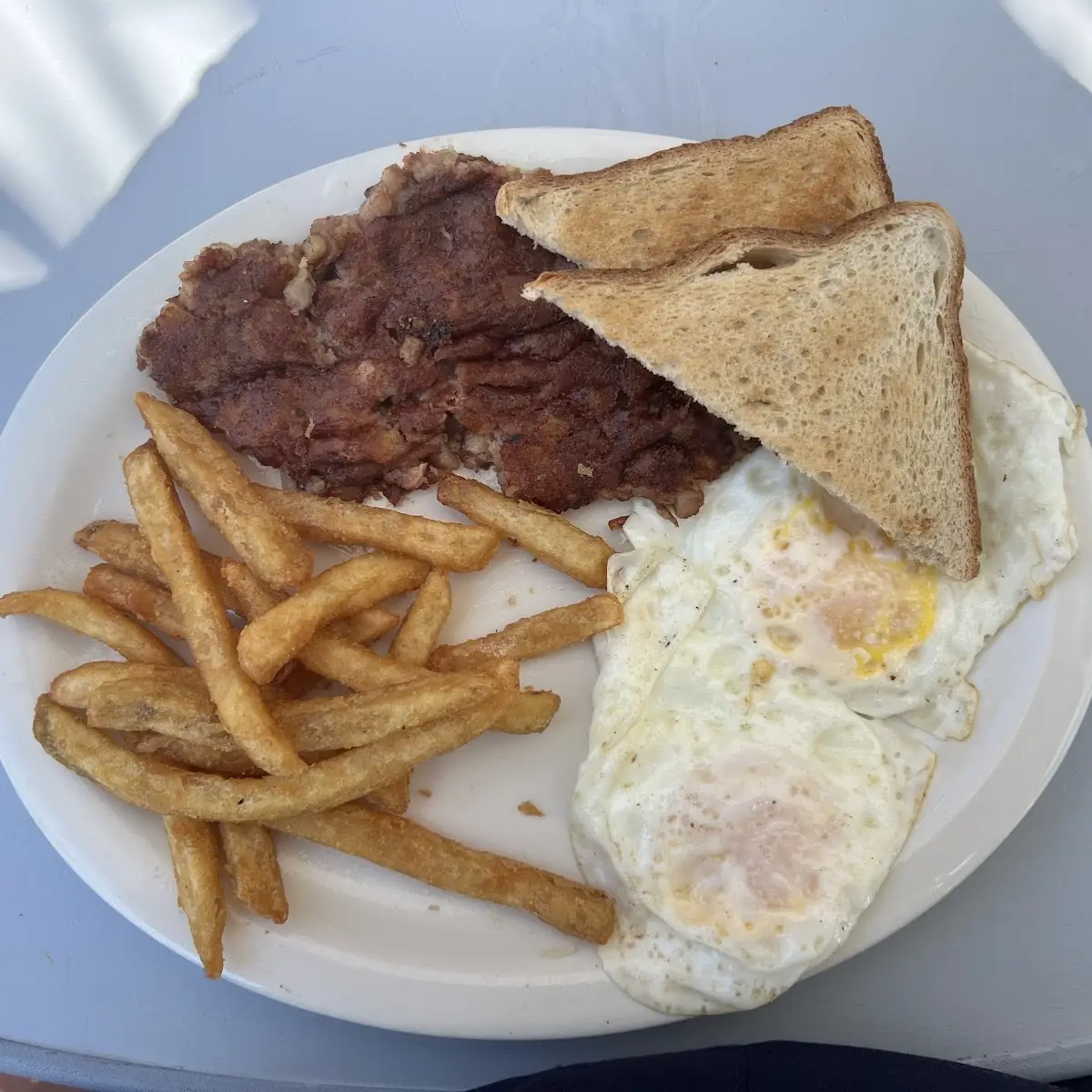 Corned Beef Hash and Fries