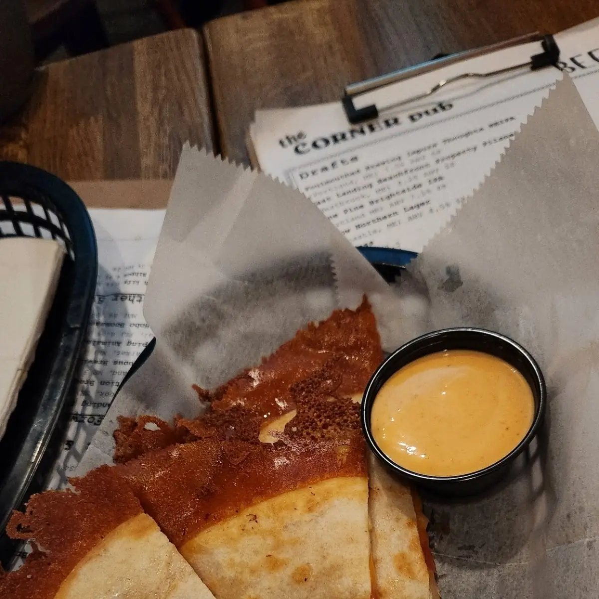 Corner Pub Quesadilla