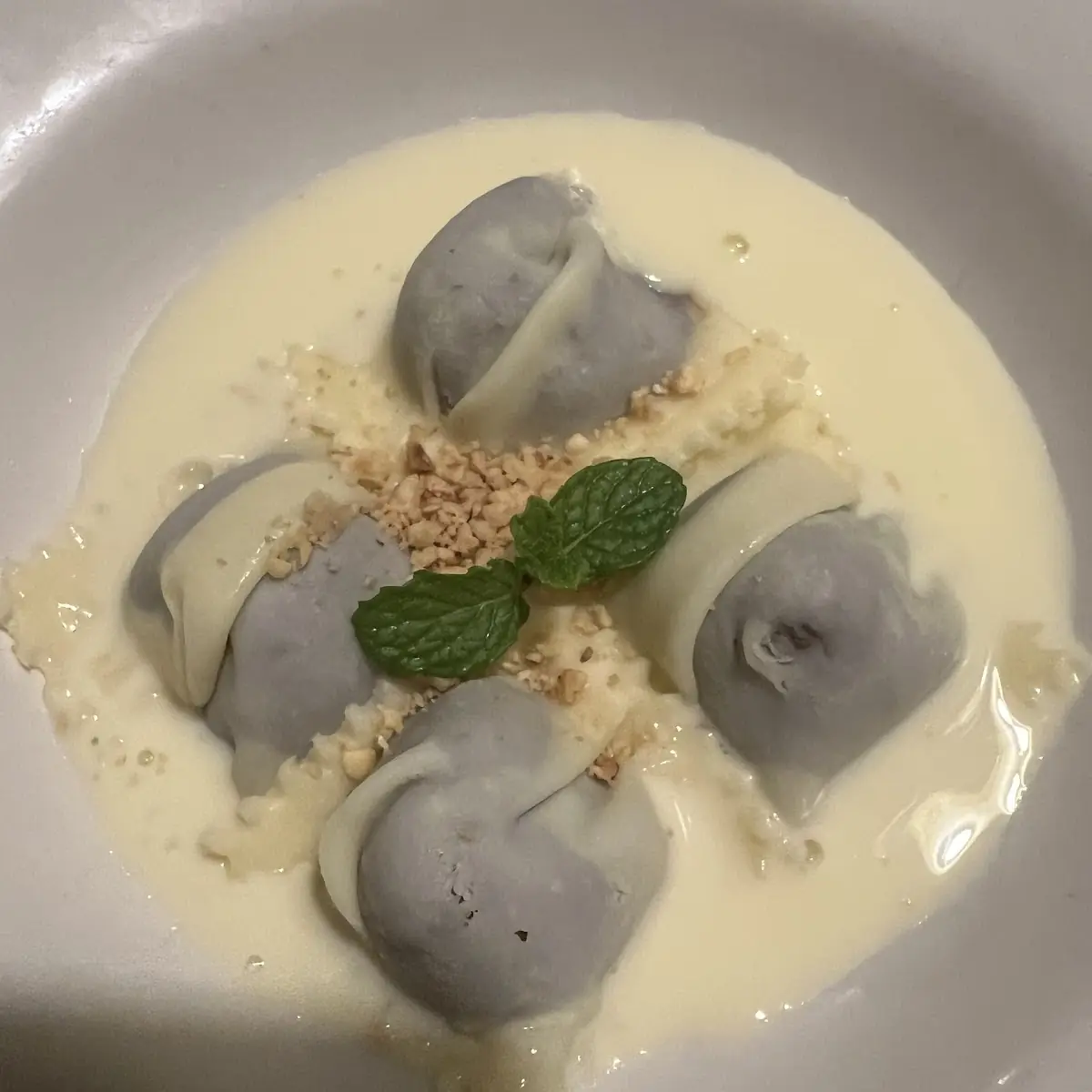 White Chocolate Ravioli