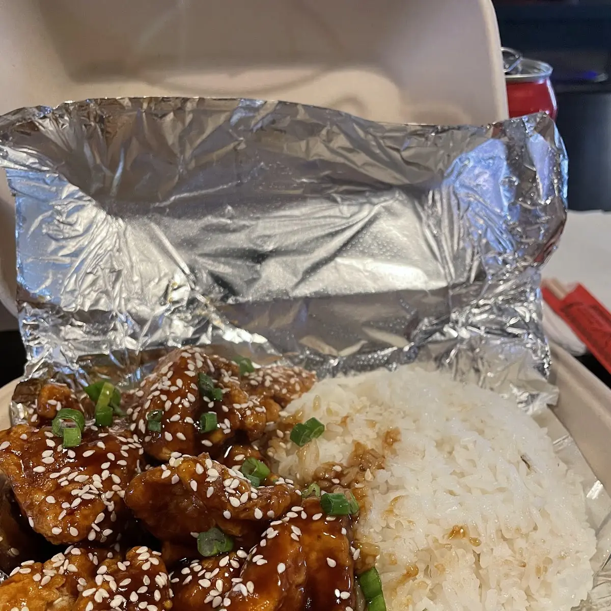 Steamed Rice & Teriyaki Chicken